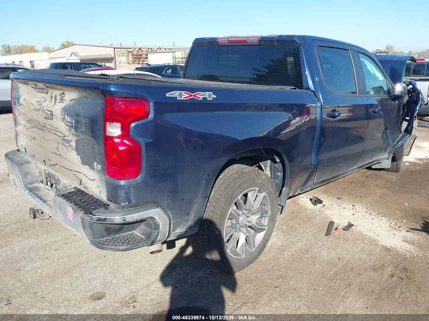 Vin: 1gcpyjek1mz417331, lot: 46840233, chevrolet silverado 1500 4wd  short bed lt with 2fl 20214