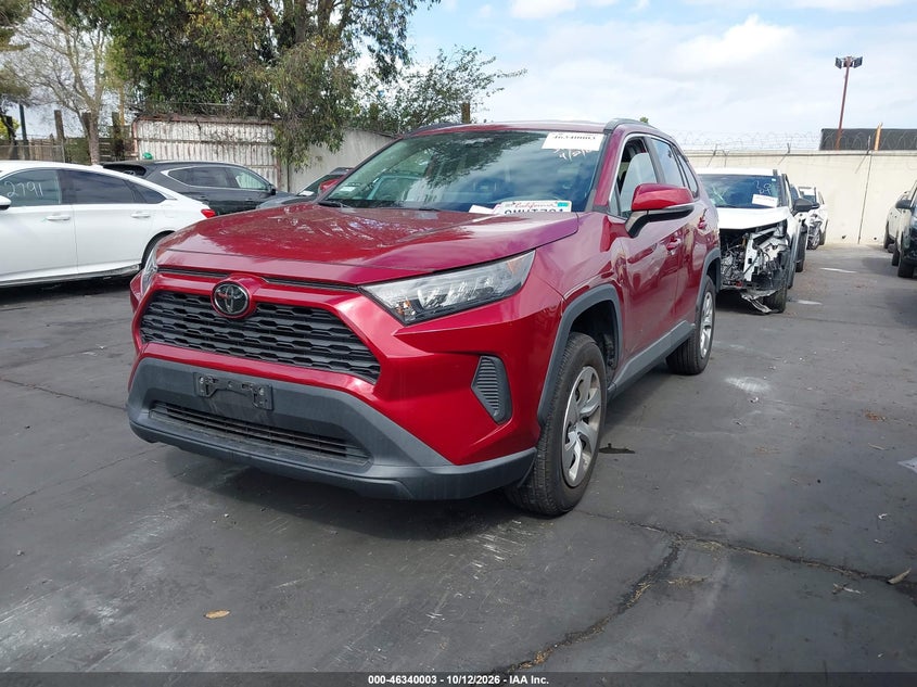 Vin: 2t3k1rfv3kw049186, lot: 46840262, toyota rav4 le 20192