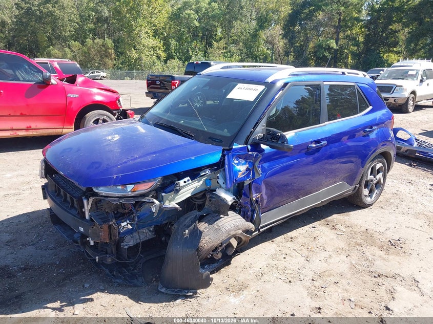 Vin: kmhrc8a39su404315, lot: 46840299, hyundai venue limited 20252