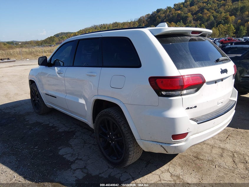 Vin: 1c4rjfag7jc250211, lot: 46840301, jeep grand cherokee altitude 4x4 20183