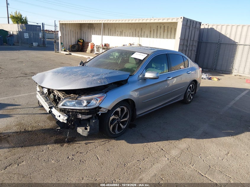 Vin: 1hgcr2f7xga100454, lot: 46840321, honda accord ex 20162
