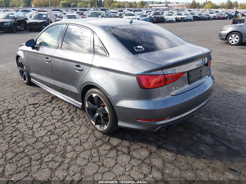 Vin: waub8gff9g1053092, lot: 46840329, audi a3 2.0t premium 20163