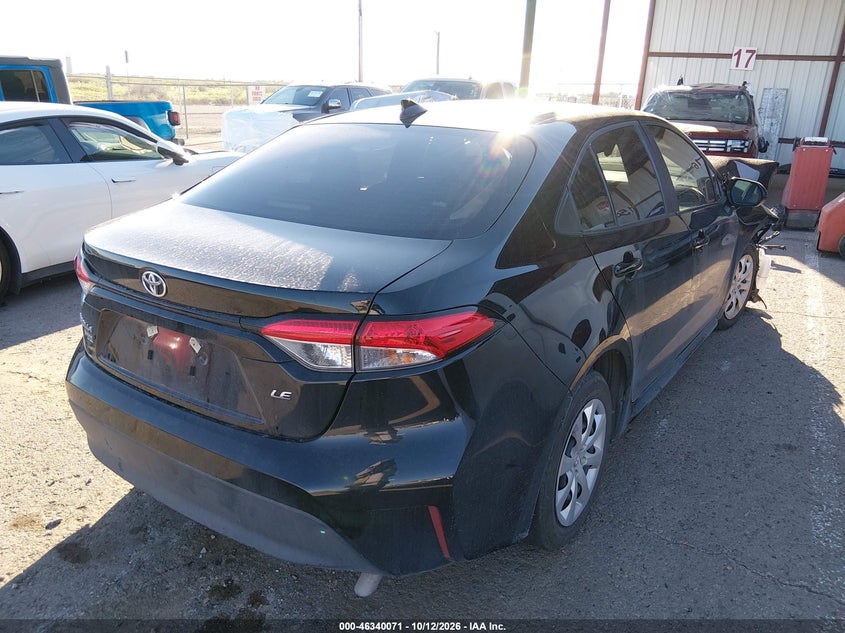 Vin: 5yfb4mde7sp249494, lot: 46840330, toyota corolla le 20254