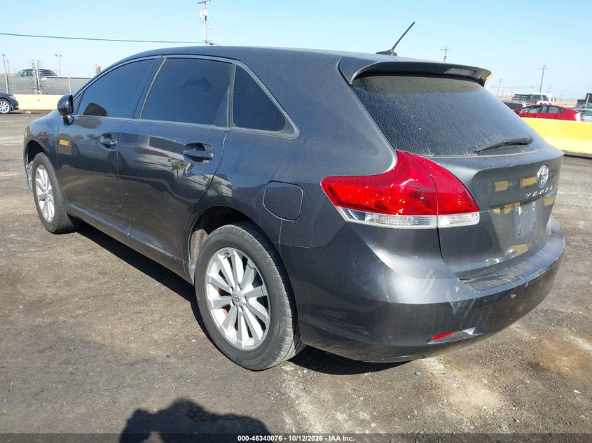 TOYOTA VENZA 2012 VIN 4T3ZA3BB2CU058311