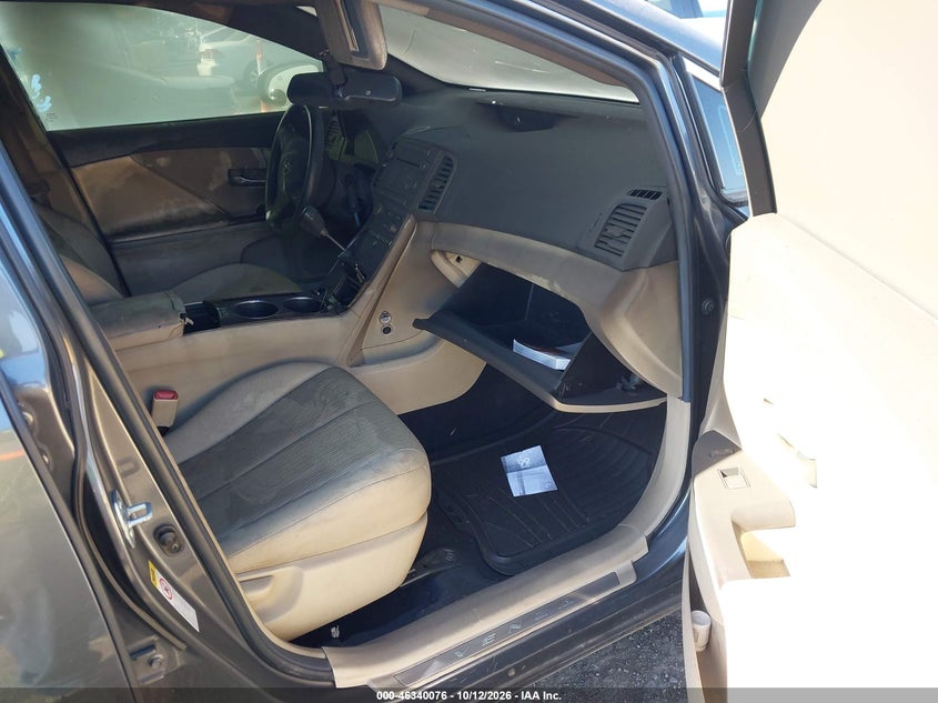 TOYOTA VENZA 2012 VIN 4T3ZA3BB2CU058311