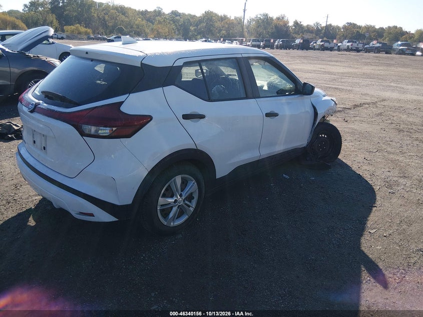 Vin: 3n1cp5bv8ml535233, lot: 46840415, nissan kicks s xtronic cvt 20214