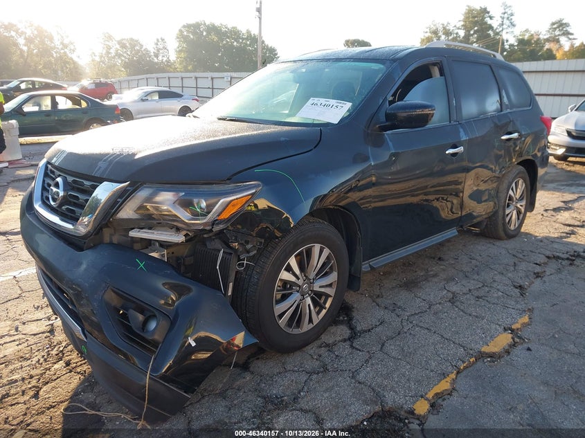 Vin: 5n1dr2mn8kc583259, lot: 46840416, nissan pathfinder sv 20192