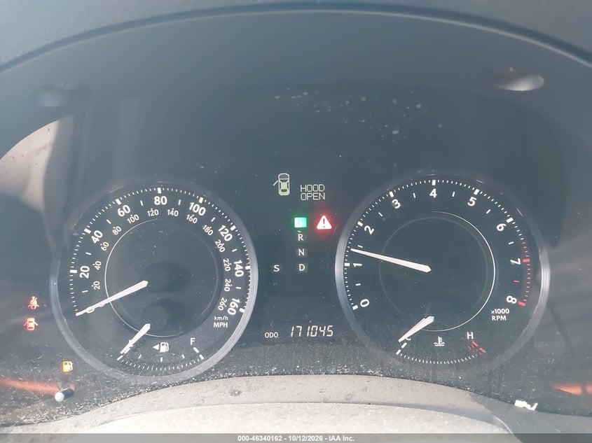 LEXUS IS 250C 2010 VIN JTHFF2C21A2503722