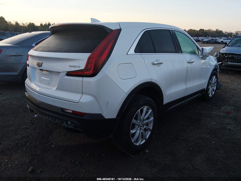 Vin: 1gyazar43kf210107, lot: 46840440, cadillac xt4 luxury 20194