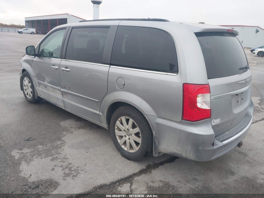 Vin: 2c4rc1bg8gr302781, lot: 46840450, chrysler town & country touring 20163