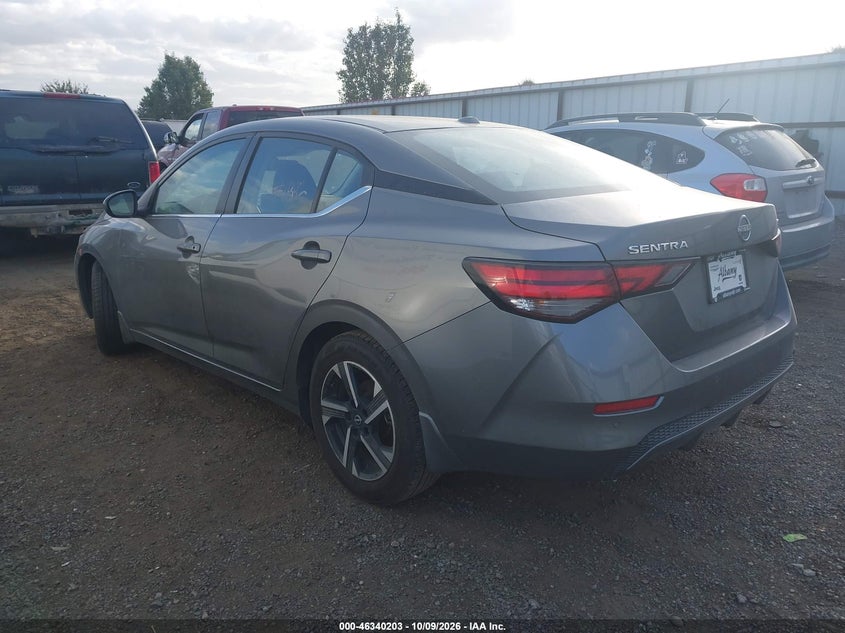 Vin: 3n1ab8cv1ry210097, lot: 46840462, nissan sentra sv xtronic cvt 20243