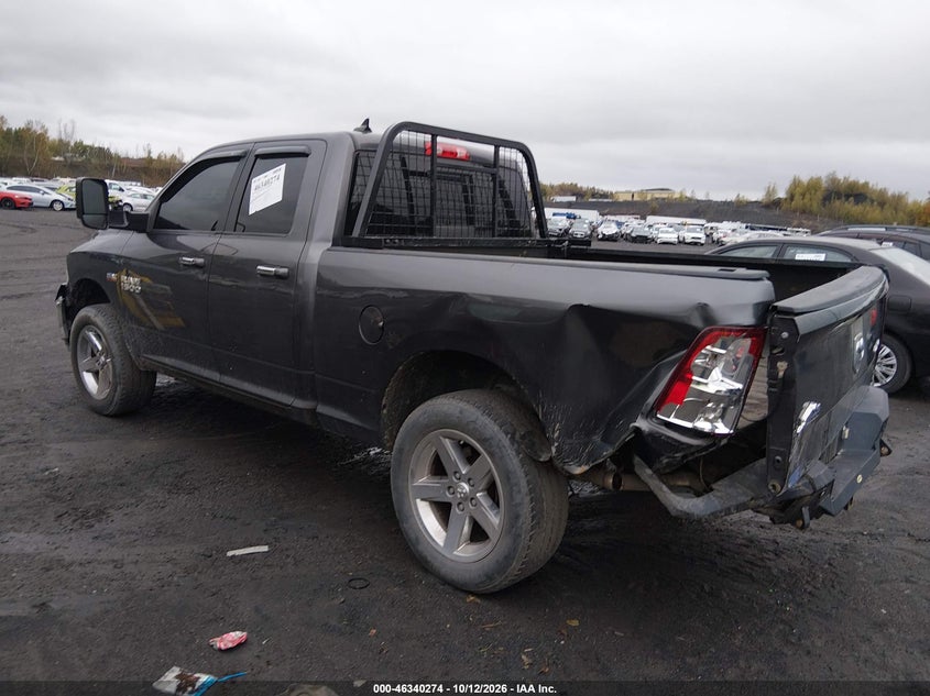 Vin: 1c6rr7gt3js348801, lot: 46840533, ram 1500 big horn  4x4 6'4 box 20183
