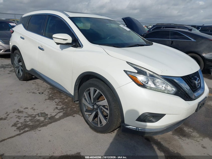 Vin: 5n1az2mgxhn157221, lot: 46840554, nissan murano platinum 2017 img_1