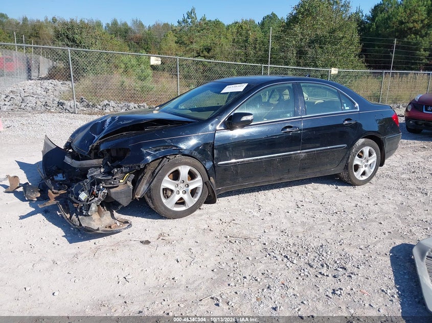 2007 Acura Rl 3.5, Front End, IAAI, VIN JH4KB16507C000454 — photo 2