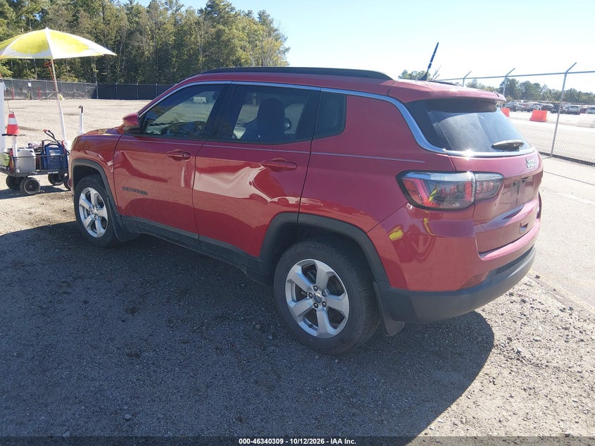 Vin: 3c4njcbb1jt194755, lot: 46840568, jeep compass latitude fwd 20183