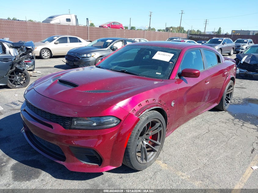 2020 Dodge Charger Srt Hellcat Rwd, Unknown, IAAI, VIN 2C3CDXL9XLH129615 — photo 2
