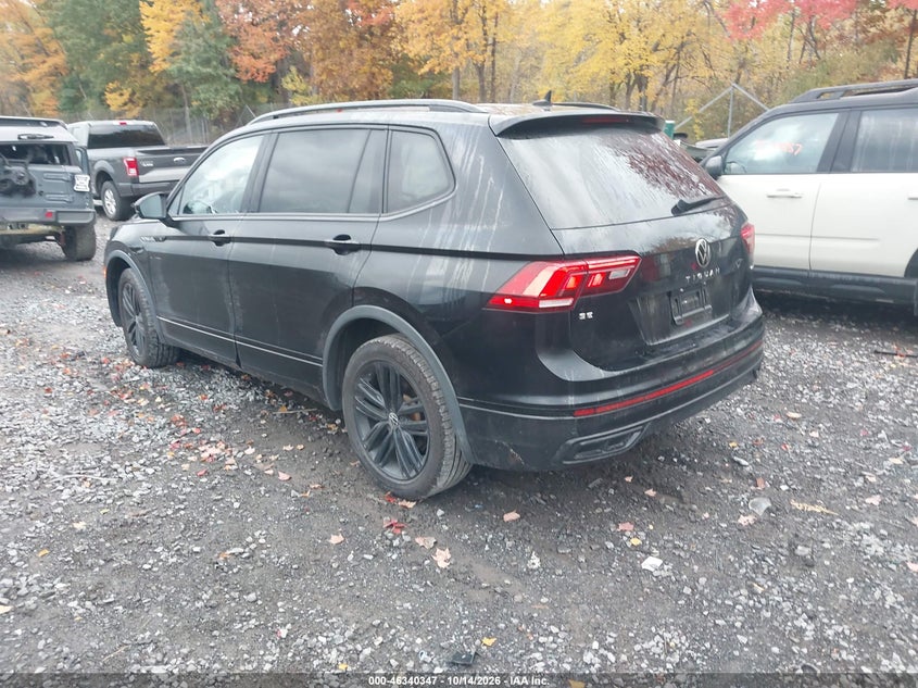 Vin: 3vv8b7ax0nm064692, lot: 46840606, volkswagen tiguan 2.0t se r-line black 20223