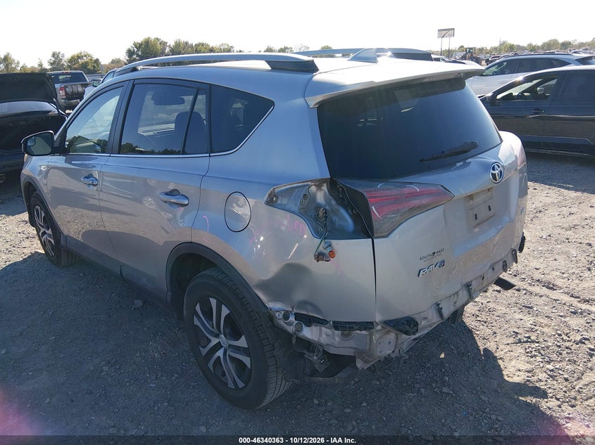Vin: 2t3zfrev3hw357291, lot: 46840622, toyota rav4 le 20173