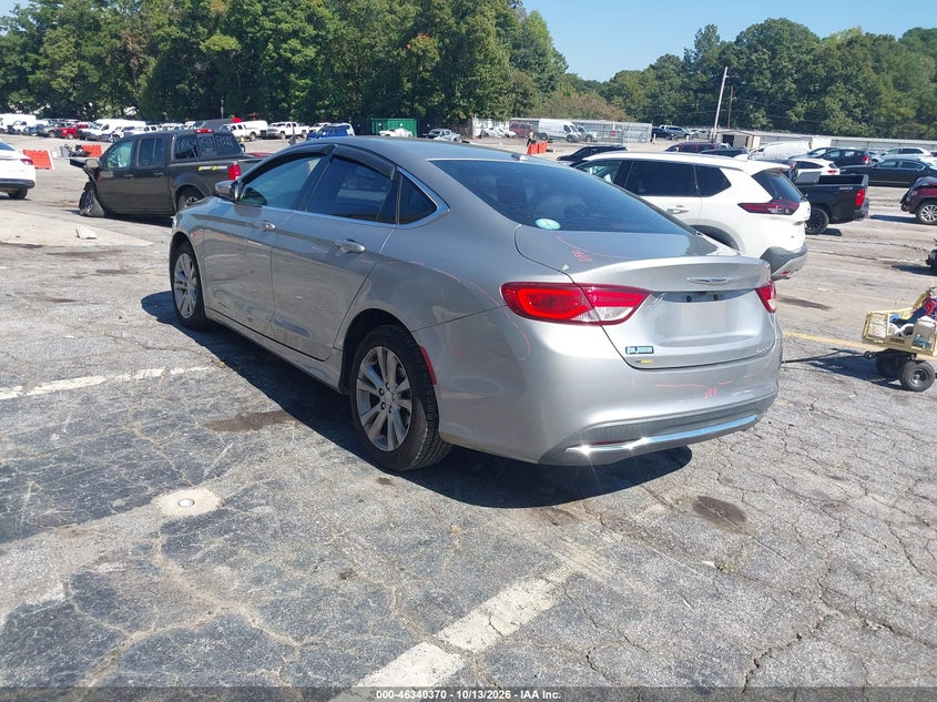 Vin: 1c3cccab6fn666365, lot: 46840629, chrysler 200 limited 20153