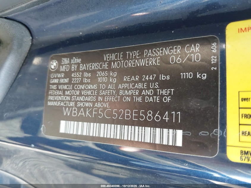2011 BMW 328I XDRIVE · Фото 9
