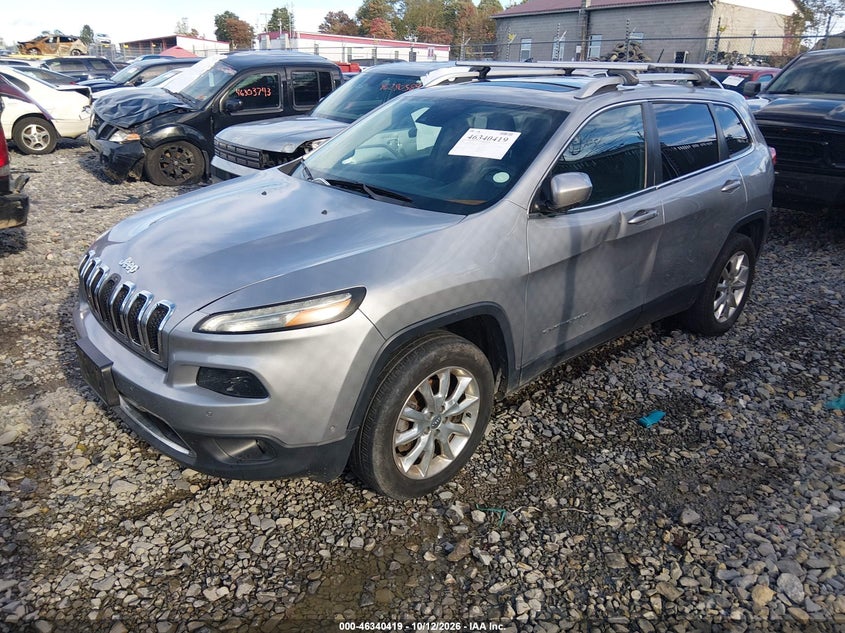 Vin: 1c4pjmds4ew266219, lot: 46840678, jeep cherokee limited 20142