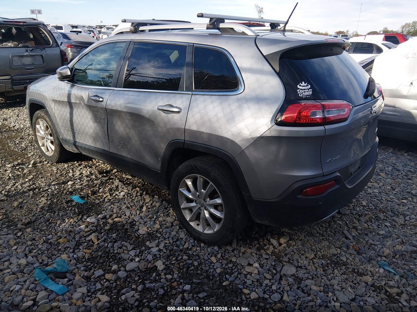 Vin: 1c4pjmds4ew266219, lot: 46840678, jeep cherokee limited 20143