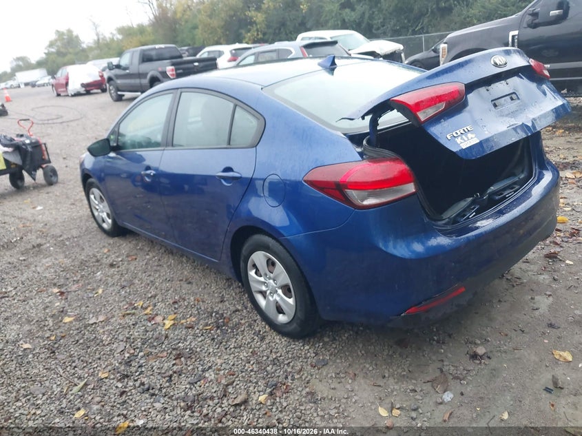 Vin: 3kpfl4a76he036251, lot: 46840697, kia forte lx 20173