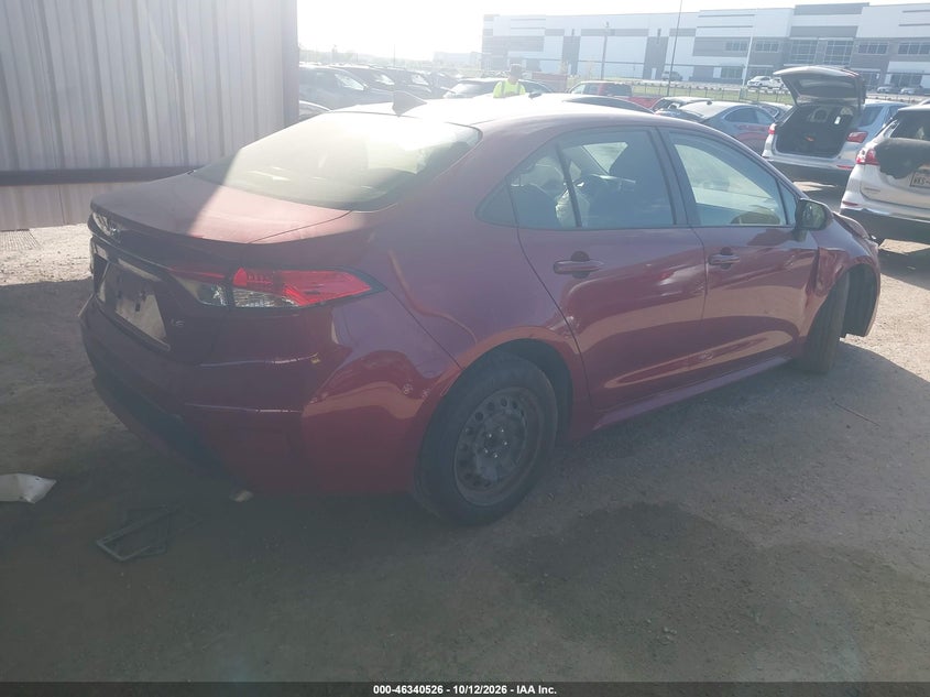 Vin: jtdepmae9nj205689, lot: 46840785, toyota corolla le 20224