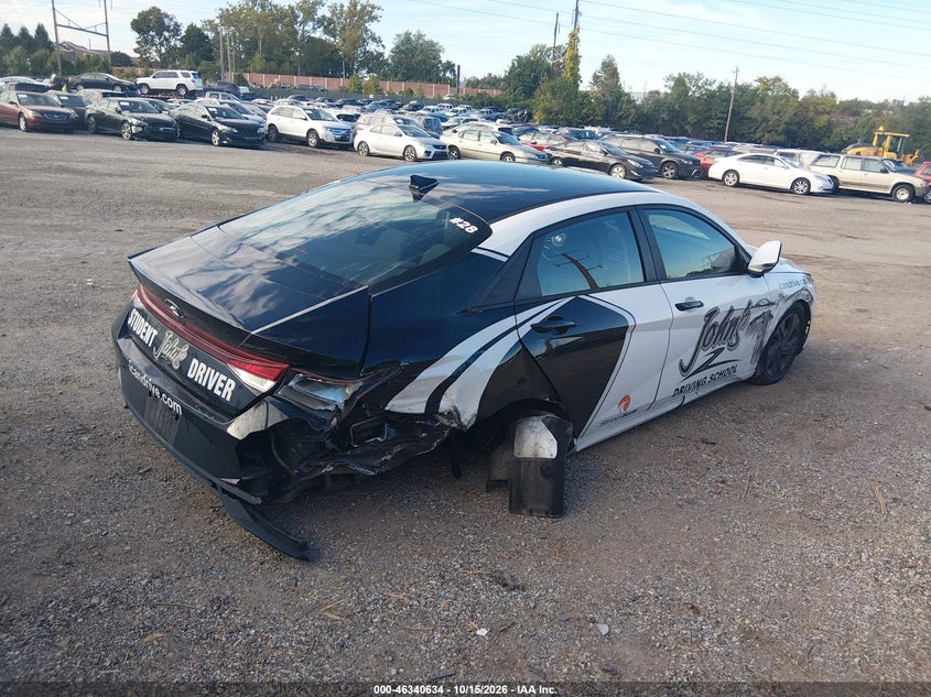 Vin: kmhlm4agxpu602312, lot: 46840893, hyundai elantra sel 20234