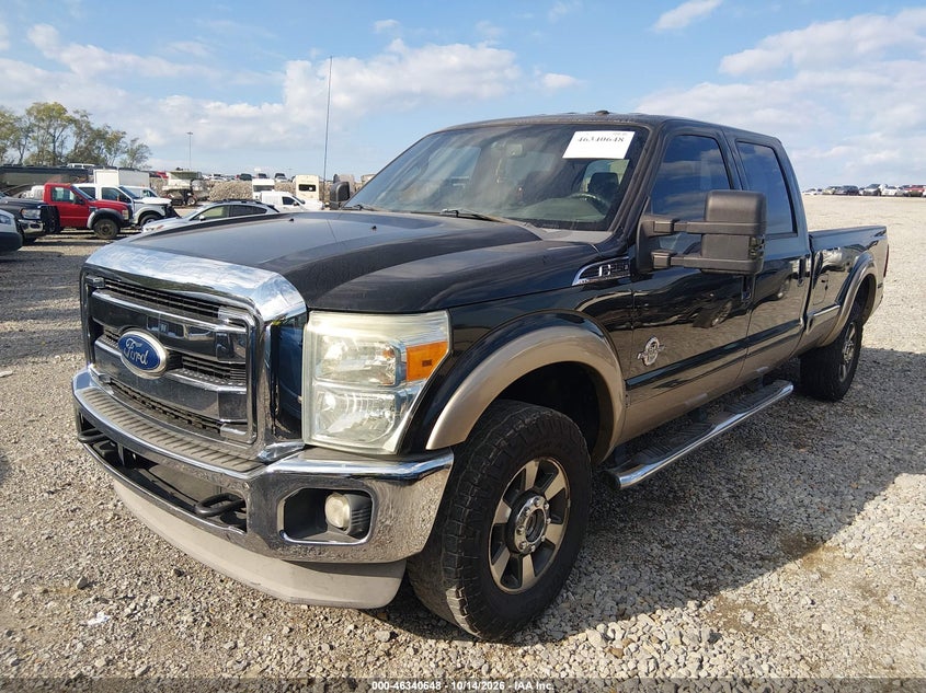 Vin: 1ft7w2bt5bea61155, lot: 46840907, ford f-250 lariat 20112