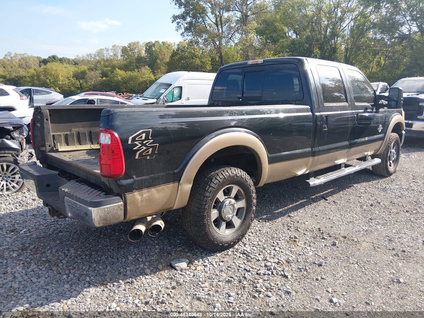 Vin: 1ft7w2bt5bea61155, lot: 46840907, ford f-250 lariat 20114