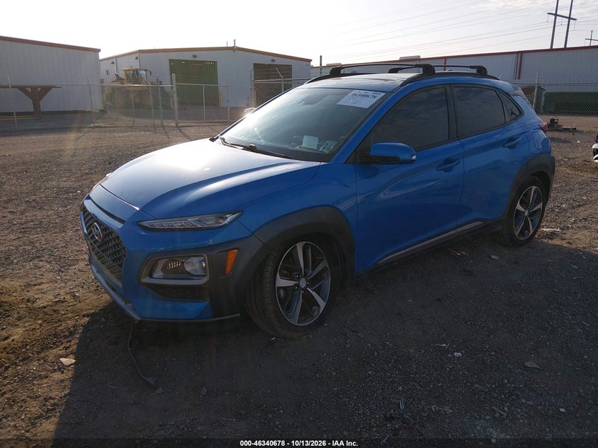 Vin: km8k53a51lu532548, lot: 46840937, hyundai kona ultimate 20202
