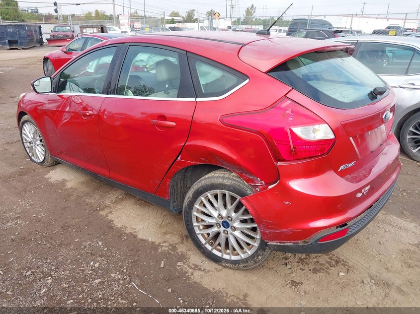 Vin: 1fahp3m28cl333888, lot: 46840944, ford focus sel 20123