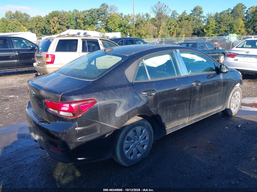 Vin: 3kpa24abxje062438, lot: 46840945, kia rio lx 20184