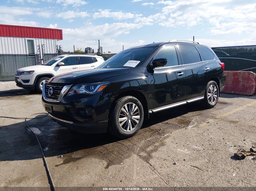 2019 Nissan Pathfinder Sl, Правый бок, IAAI, VIN 5N1DR2MM2KC646685 — фото 2