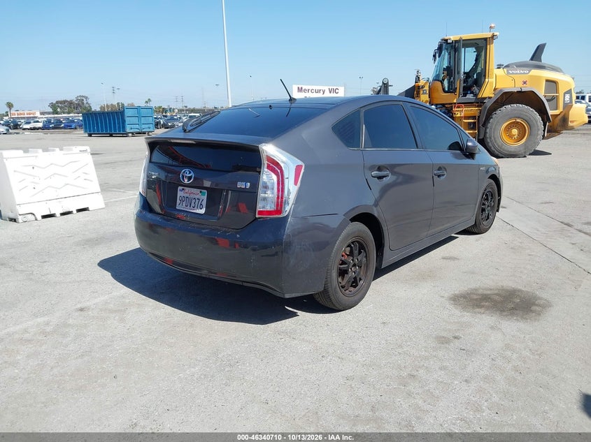 Vin: jtdkn3du4c1511184, lot: 46840969, toyota prius two 20124
