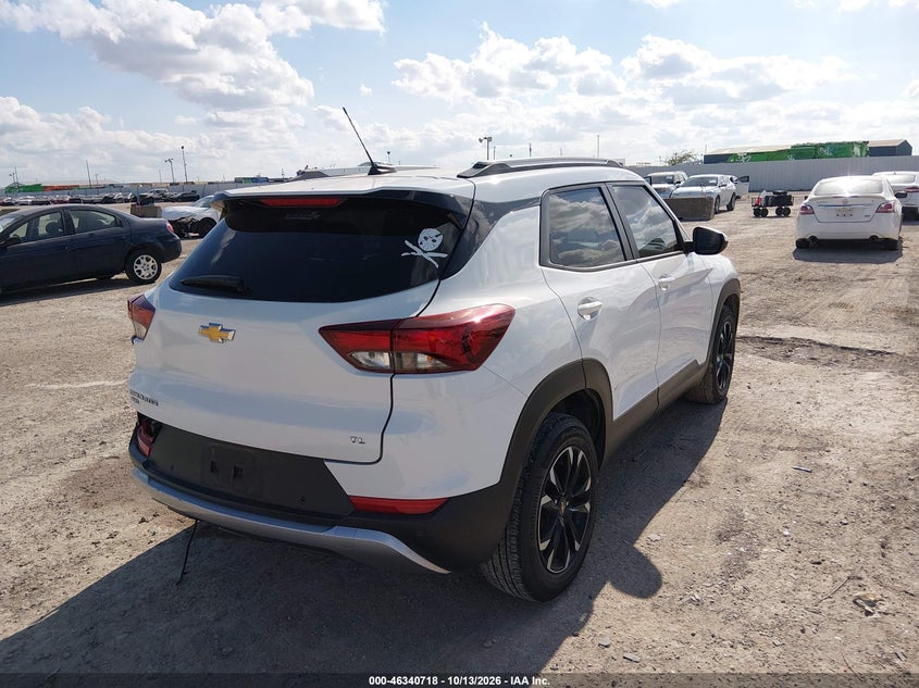 Vin: kl79mrslxnb101188, lot: 46840977, chevrolet trailblazer awd lt 20224