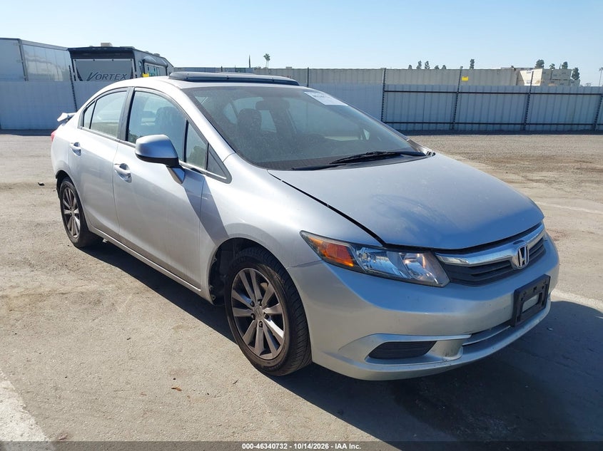 Vin: 2hgfb2f98ch552157, lot: 46840991, honda civic ex-l 2012 img_1