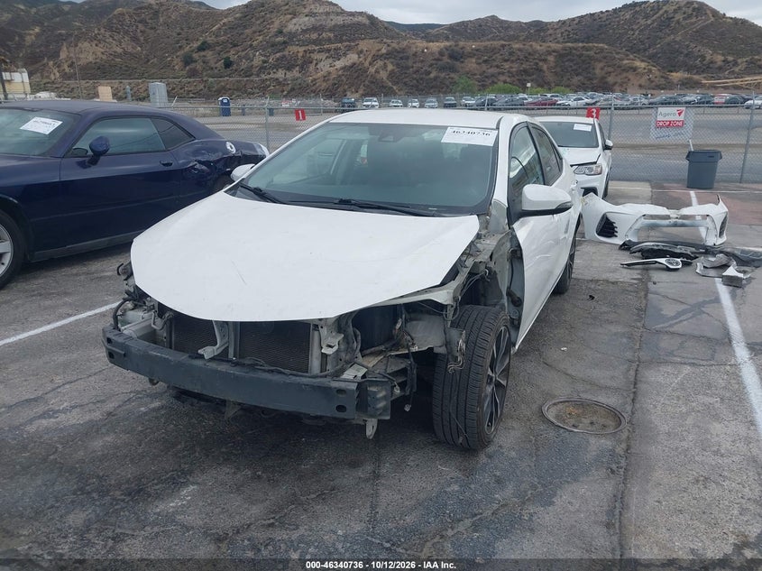 Vin: 5yfburhe7hp582004, lot: 46840995, toyota corolla se 20172