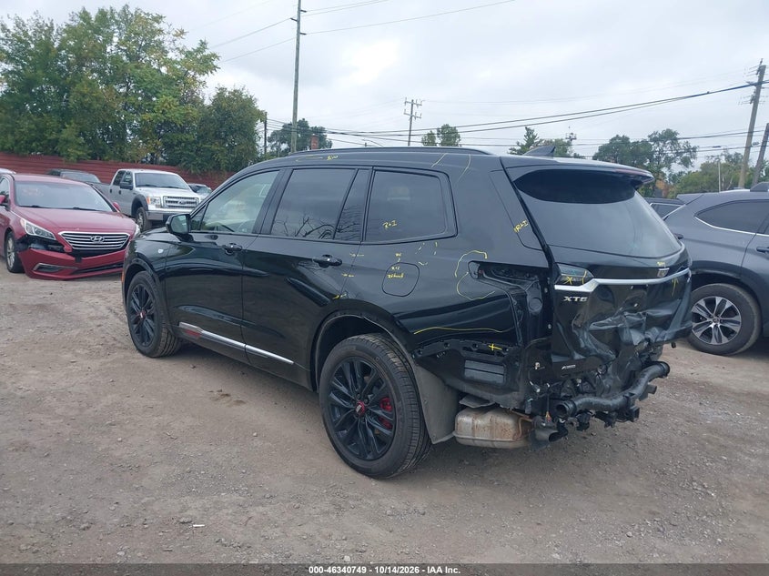 Vin: 1gykphrs3sz131097, lot: 46841008, cadillac xt6 awd sport 20253
