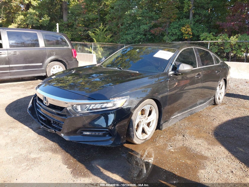 Vin: 1hgcv1f56ja169606, lot: 46841075, honda accord ex-l 20182