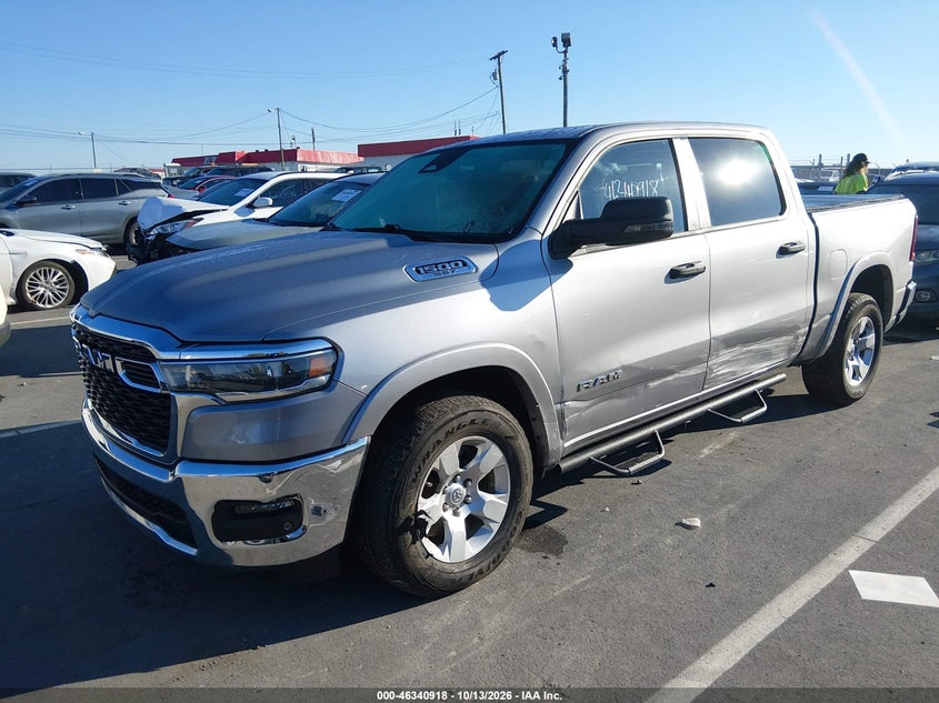 Vin: 1c6srffp7sn581029, lot: 46841177, ram 1500 big horn  4x4 5'7 box 20252