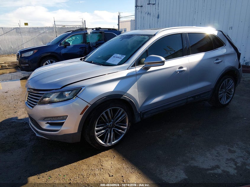 2015 Lincoln Mkc, Rear, IAAI, VIN 5LMTJ2AH2FUJ26817 — photo 2