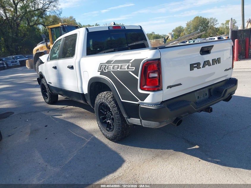 Vin: 1c6srflp8tn249025, lot: 46841244, ram 1500 rebel  4x4 5'7 box 20263