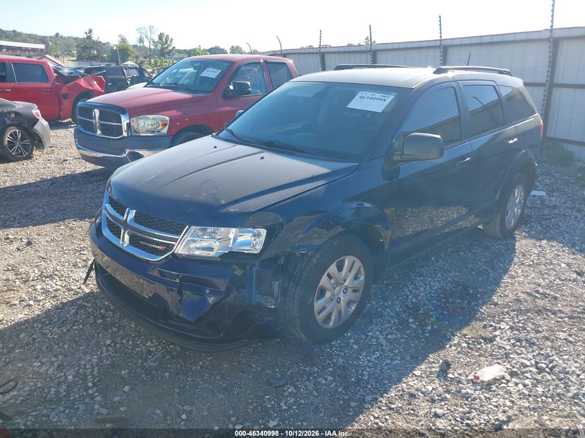 Vin: 3c4pdcab2jt498291, lot: 46841257, dodge journey se 20182