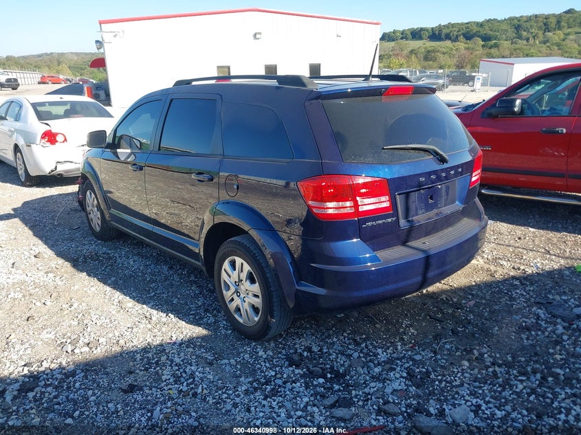 Vin: 3c4pdcab2jt498291, lot: 46841257, dodge journey se 20183