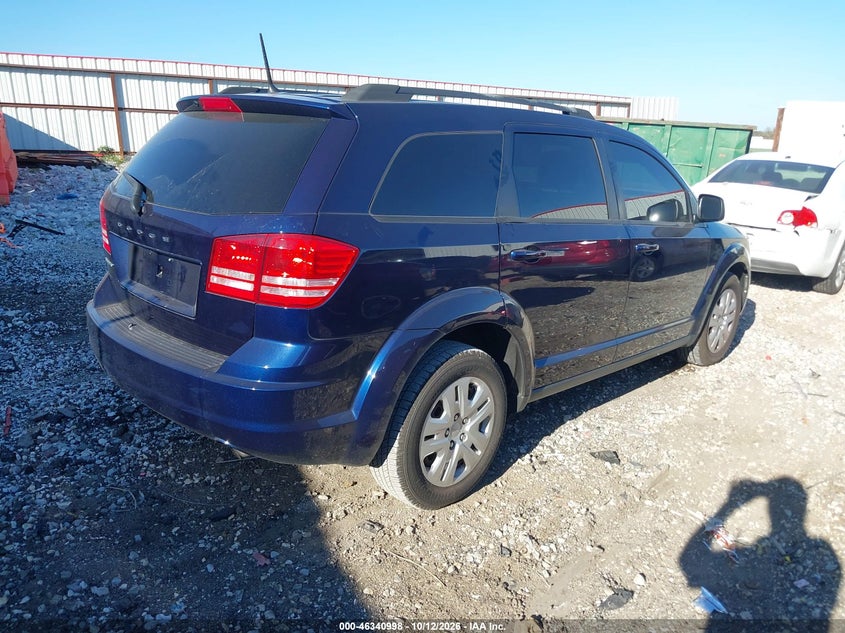 Vin: 3c4pdcab2jt498291, lot: 46841257, dodge journey se 20184