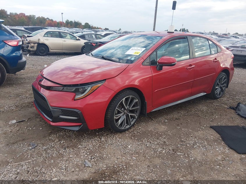 2021 Toyota Corolla Se, Right Side, IAAI, VIN 5YFS4MCE7MP091839 — photo 2
