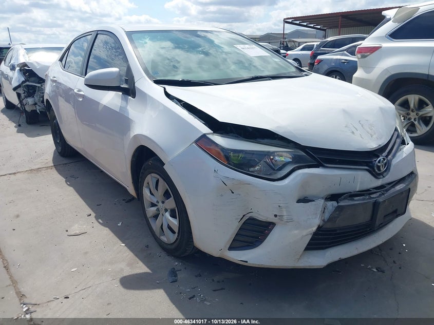 Vin: 5yfburhe6gp519345, lot: 46841276, toyota corolla le 2016 img_1