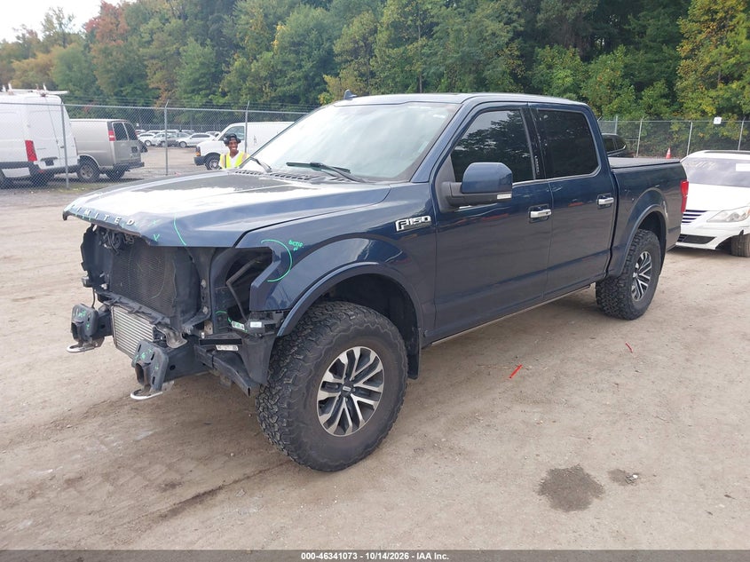 Vin: 1ftew1egxjfd00272, lot: 46841332, ford f-150 limited 20182
